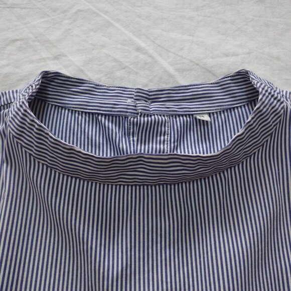 Muniji Striped Long Sleeve Shirt Blue - Picture 2 of 4